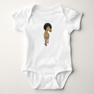 Body Para Bebê Afro de Cavalo
