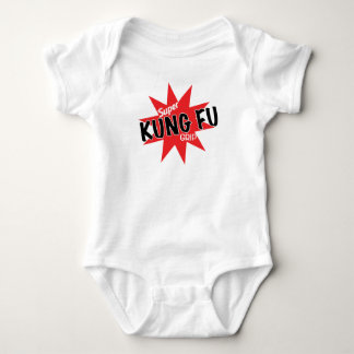Body Para Bebê Agora com o aperto super de Kung Fu!