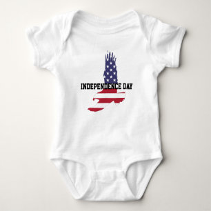 Body Para Bebê Águia do Dia da Independência