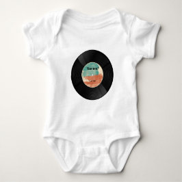 Body Para Bebê Álbum de Música Retro Vinyl Record