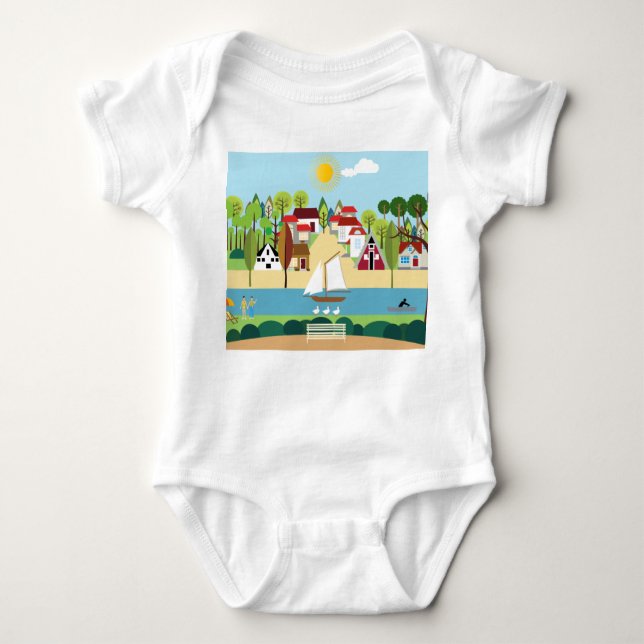 Body Para Bebê Aldeia (Frente)