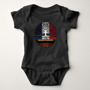 Body Para Bebê Alemanha Alemanha França França França Árvore Band