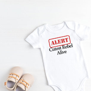 Body Para Bebê Alerta de rebelde mais recente