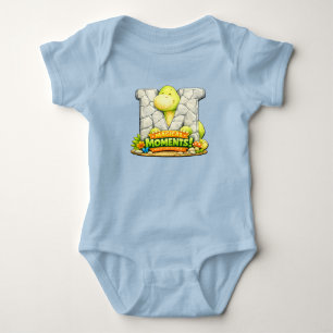 Body Para Bebê 🦕💙 Alfabeto Dino “M” Body Bebê 👶✨