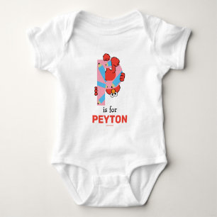 Body Para Bebê Alfabeto do Elmo P Lápis