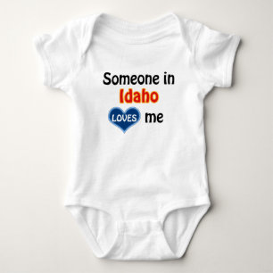 Body Para Bebê Alguém em Idaho me ama 