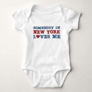 Body Para Bebê Alguém em New York ama-me