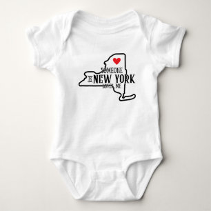 Body Para Bebê Alguém em Nova York me ama