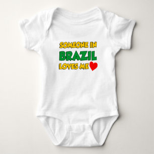 Body Para Bebê Alguém No Brasil Me Ama