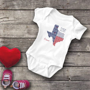 Body Para Bebê Alguém no Texas me ama!