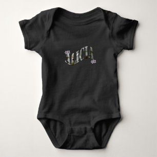 Body Para Bebê Alicia, Nome De Meninas Feito Com Blossomas, Baby 