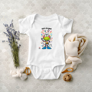 Body Para Bebê Alienígena Colorida Personalizada, Diversão Emoji