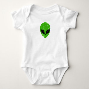 Body Para Bebê alienígena verde da extraterra de ficção científic