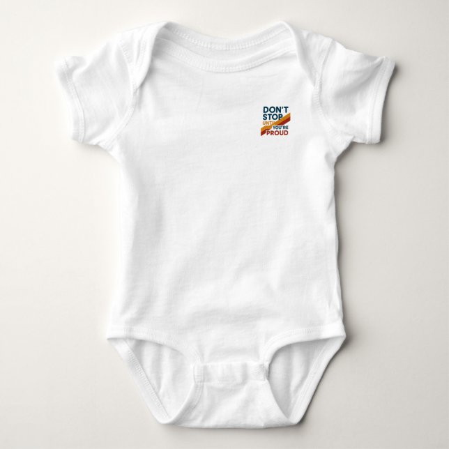 Body Para Bebê Alimentado por Fogo (Frente)