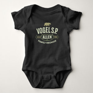 Body Para Bebê Allen Family Reunion Baby Bodycase