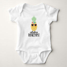 Body Para Bebê Aloha Beaches Pineapple