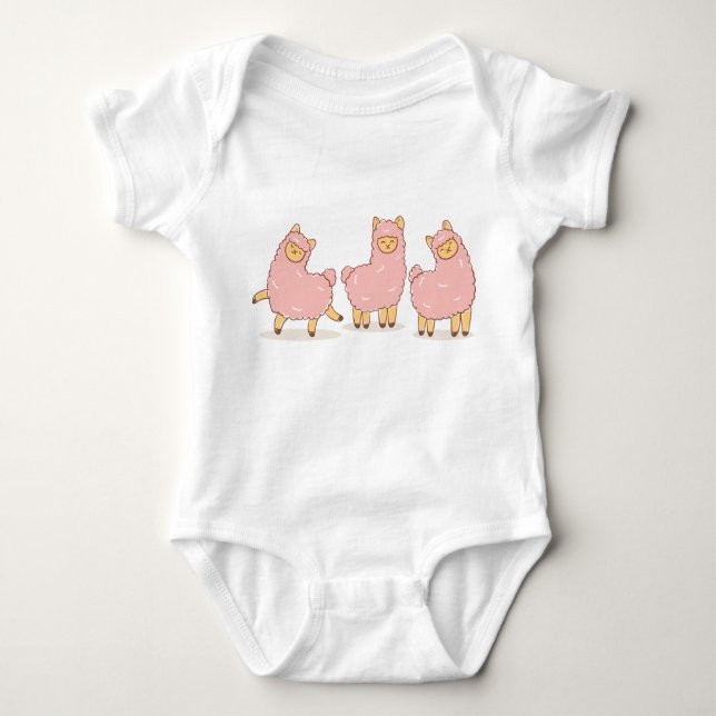 Body Para Bebê Alpaca Baby (Frente)
