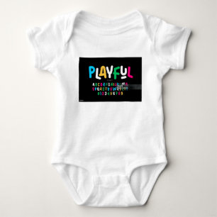 Body Para Bebê Alphabet uniqe design Baby Jersey Bodycase