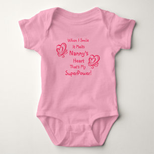 Body Para Bebê Alterar Nome Todo Sorriso de Texto Quebra Superpot
