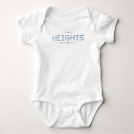 Body Para Bebê Altura Telha, Telha Azul, Bebê do Houston Heights 