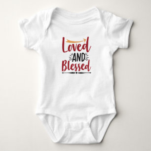 Body Para Bebê Amado e abençoado