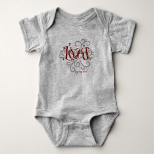 Body Para Bebê AMADO pelo meu pai - personalizável