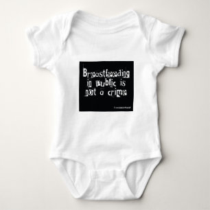 Body Para Bebê Amamentar no público não é um crime