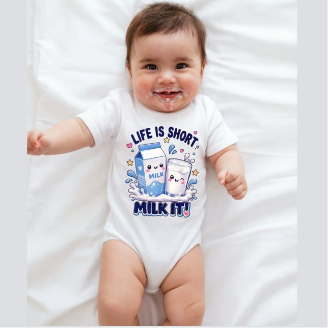 Body Para Bebê Amante de Leite Fofo (Criador carregado)