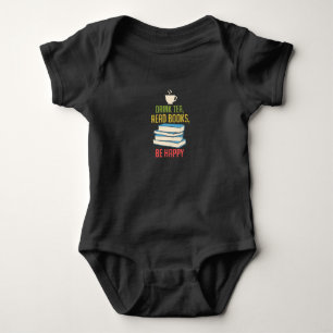 Body Para Bebê Amante de Livros - Chá Livros Feliz