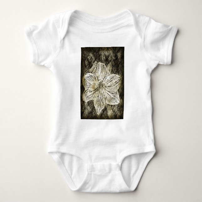 Body Para Bebê Amaryllis Antiga Descrição (Frente)