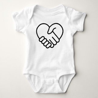 Body Para Bebê Ame o aperto do coração
