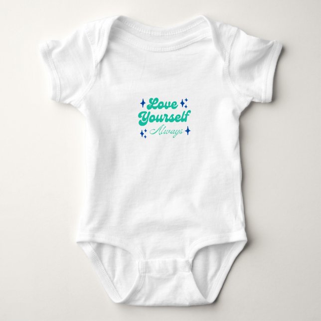 Body Para Bebê Ame sempre (Frente)