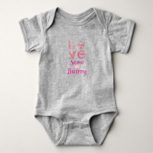 Body Para Bebê Ame Um Coelhinho