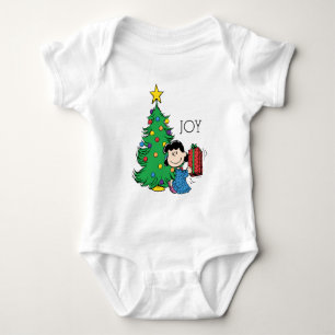 Body Para Bebê Amendoins   Árvore de Natal Lucy