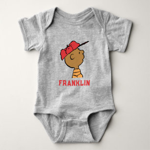 Body Para Bebê Amendoins   Boné Franklin Baseball