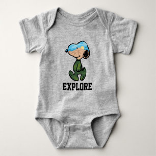 Body Para Bebê Amendoins   Esnoopia Excelente ao ar livre