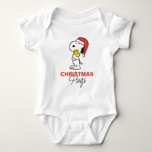Body Para Bebê Amendoins   Feriado de Snoopy & Woodstock