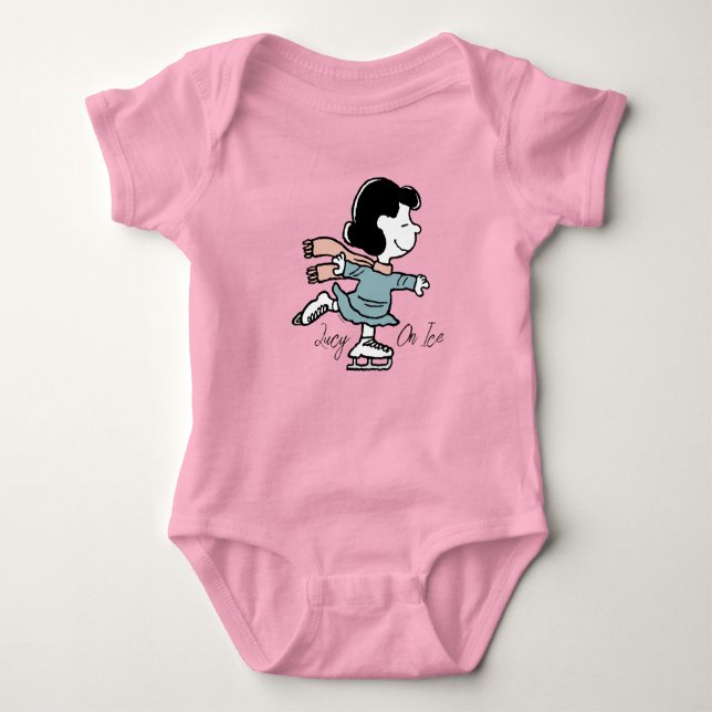 Body Para Bebê Amendoins | Lucy No Gelo (Frente)