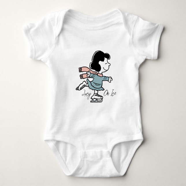 Body Para Bebê Amendoins | Lucy On Ice (Frente)