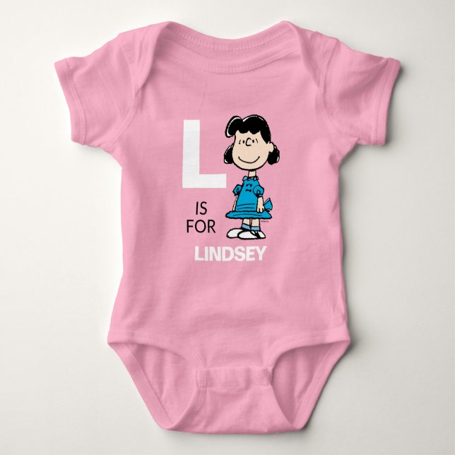 Body Para Bebê AMENDOINS | Lucy Personalizada (Frente)