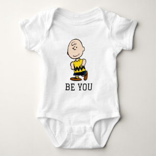 Body Para Bebê Amendoins   Retrato Charlie Brown