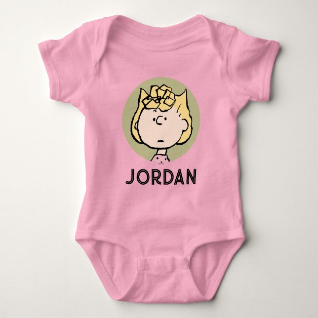 Body Para Bebê Amendoins | Rostos de Sally (Frente)