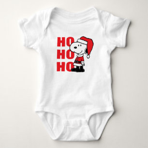 Body Para Bebê Amendoins   Snoopy Papai Noel