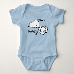 Body Para Bebê Amendoins Snoopy Run