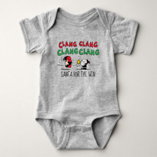 Body Para Bebê Amendoins   Snoopy Santa Claus & Lucy