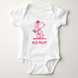 Body Para Bebê Amendoins Snoopy USA Land of the Free