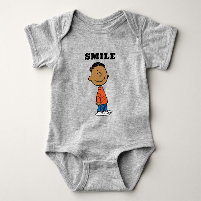 Body Para Bebê Amendoins | Sorriso Franklin (Frente)