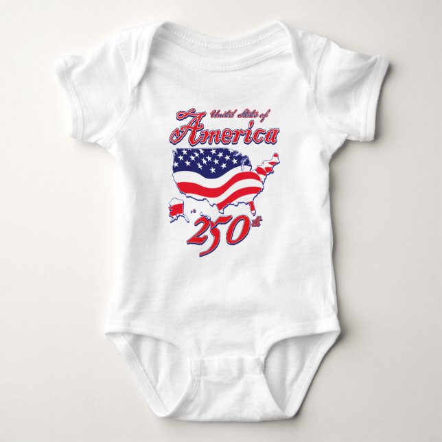 Body Para Bebê América 250 (Frente)