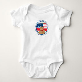 Body Para Bebê America 250 Sparking Freedom Short Sleeve
