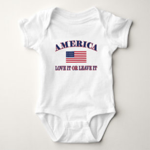 Body Para Bebê América Ame ou Deixe